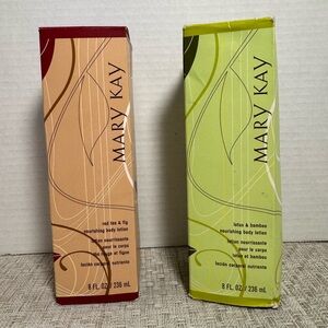 Mary Kay Nourishing Body Lotion Duo - Red Tea and Fig & Lotus and Bamboo